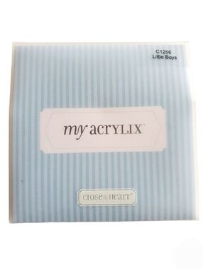 Close To My Heart My Acrylix C1256 Little Boys Rubber Stamp Set